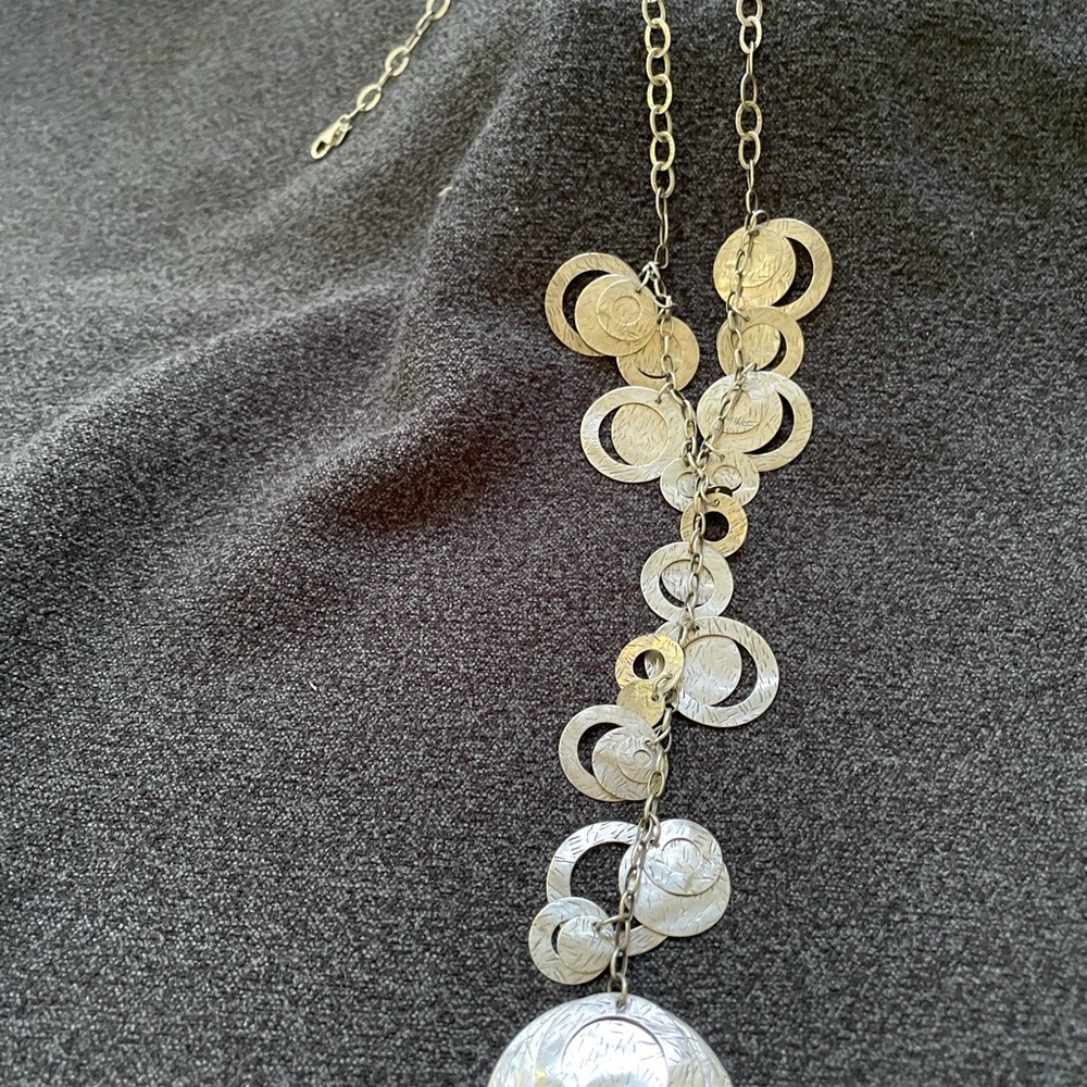 Sterling silver necklace from artist On Nantucket